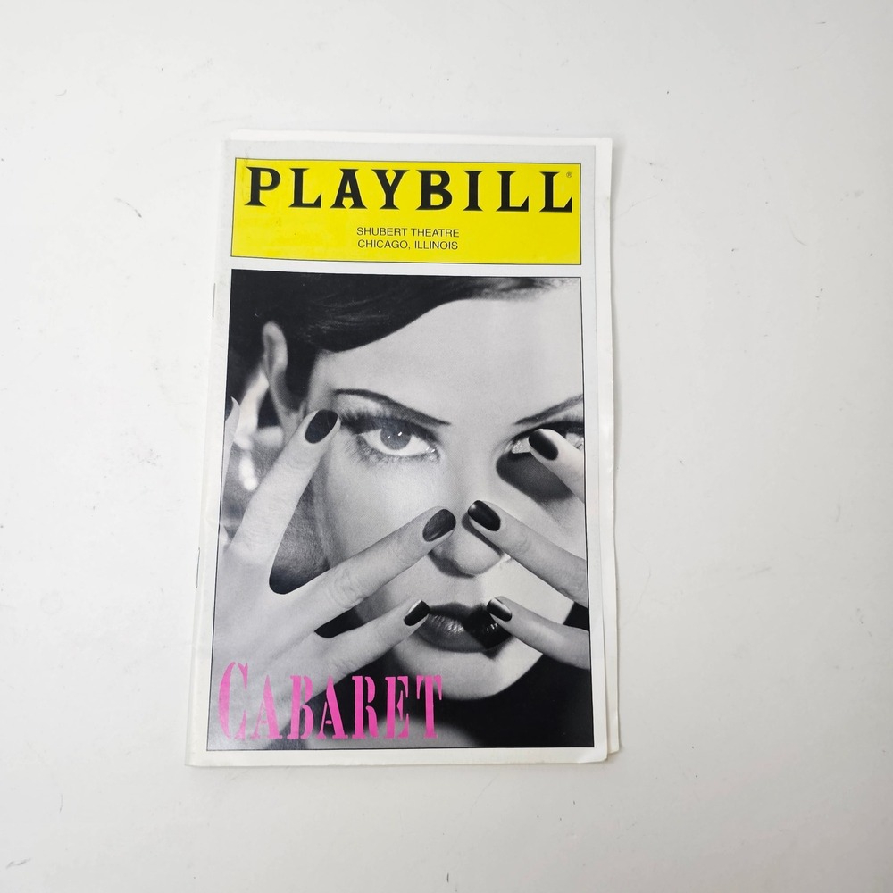Cabaret Playbill Shubert Theatre Chicago Diane Fratantoni 1999 Lexus Ad